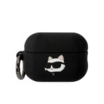 Калъф от Karl Lagerfeld 3D Logo NFT Choupette Head Silicone Case за AirPods Pro 2 Black