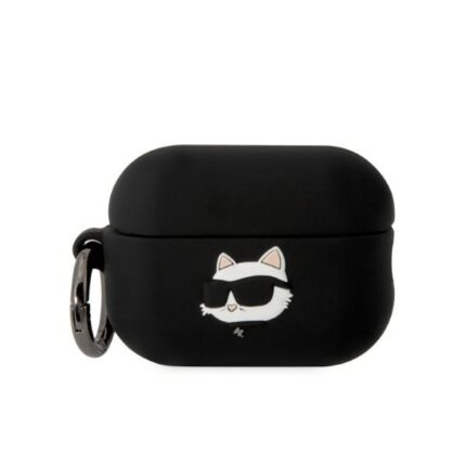 Калъф от Karl Lagerfeld 3D Logo NFT Choupette Head Silicone Case за AirPods Pro 2 Black