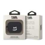 Калъф от Karl Lagerfeld 3D Logo NFT Choupette Head Silicone Case за AirPods Pro 2 Black - Image 4