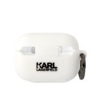 Калъф Karl Lagerfeld 3D Logo NFT Karl Head Silicone Case за Airpods Pro 2 - White - Image 2