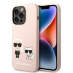Калъф от Karl Lagerfeld MagSafe Compatible Case Liquid Silicone Karl and Choupette