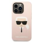 Калъф Karl Lagerfeld MagSafe Compatible Case Liquid Silicone Karl Head for iPhone 14 Pro Max Pink - Image 3