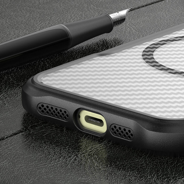 Калъф от Hurtel Leading Series MagSafe Silicone Case за iPhone 16 Pro Max - Black - Image 11