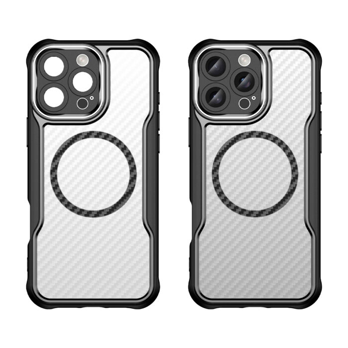 Калъф от Hurtel Leading Series MagSafe Silicone Case за iPhone 16 Pro Max - Black - Image 2