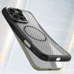Калъф от Hurtel Leading Series MagSafe Silicone Case за iPhone 16 Pro Max - Black - Image 4