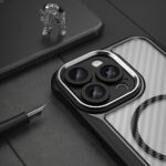 Калъф от Hurtel Leading Series MagSafe Silicone Case за iPhone 16 Pro Max - Black - Image 5