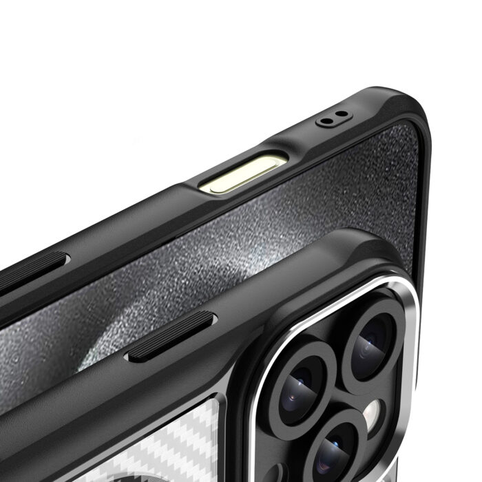 Калъф от Hurtel Leading Series MagSafe Silicone Case за iPhone 16 Pro Max - Black - Image 8