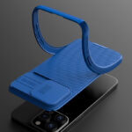 Калъф от Nillkin CamShield PRO Magnetic Hard Case за Apple iPhone 15 Pro Max Blue - Image 10