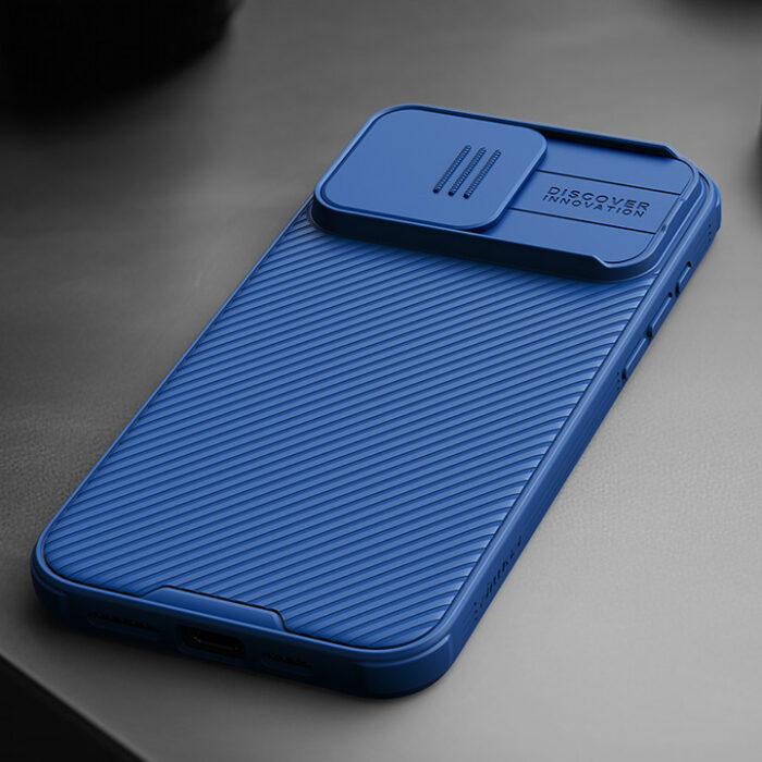 Калъф от Nillkin CamShield PRO Magnetic Hard Case за Apple iPhone 15 Pro Max Blue - Image 12