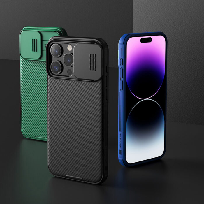 Калъф от Nillkin CamShield PRO Magnetic Hard Case за Apple iPhone 15 Pro Max Blue - Image 6