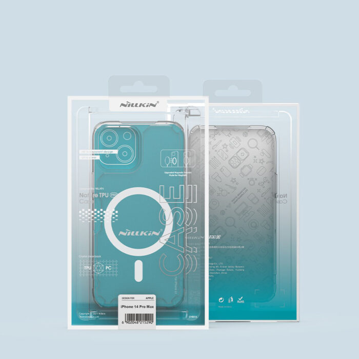 Калъф от Nillkin Nature TPU PRO Magnetic Cover за Apple iPhone 14 Pro Max - Blue - Image 5