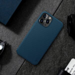 Калъф Nillkin Super Frosted PRO Back Cover for Apple iPhone 13 Pro Max Blue - Image 12