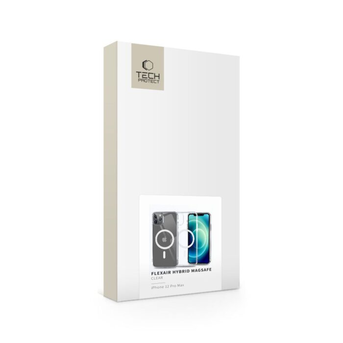 Калъф от Tech-Protect FlexAir Hybrid MagSafe Case за iPhone 12 Pro Max - Clear - Image 6