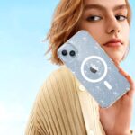 Калъф от Tech-Protect FlexAir Hybrid MagSafe iPhone 13/14 Case- Clear Glitter - Image 6