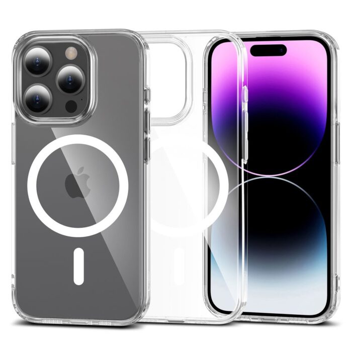 Калъф от Tech-Protect FlexAir Hybrid MagSafe Case за iPhone 15 Pro Max - Clear - Image 1