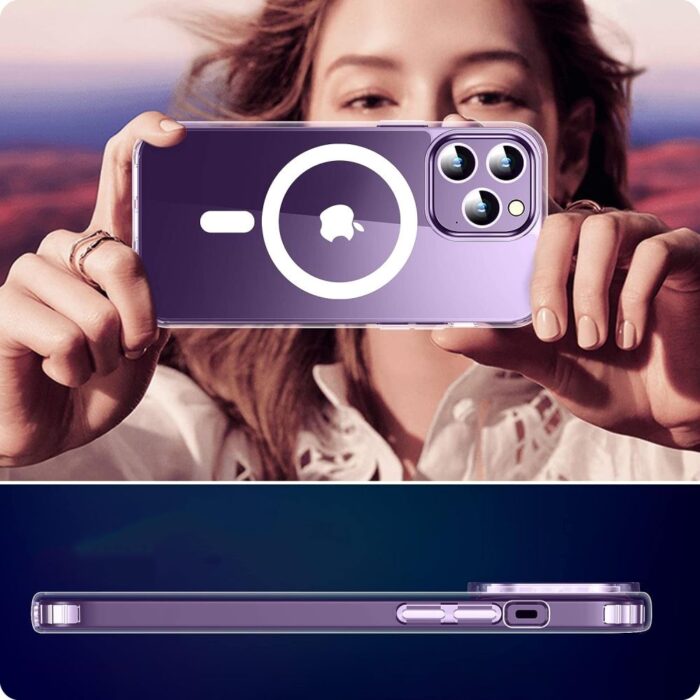 Калъф от Tech-Protect FlexAir Hybrid MagSafe Case за iPhone 15 Pro Max - Clear - Image 2