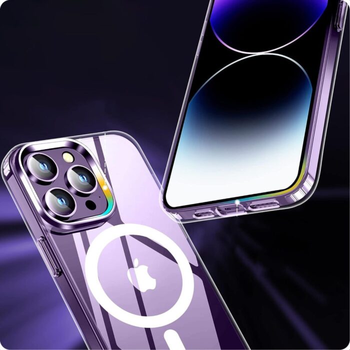 Калъф от Tech-Protect FlexAir Hybrid MagSafe Case за iPhone 15 Pro Max - Clear - Image 4