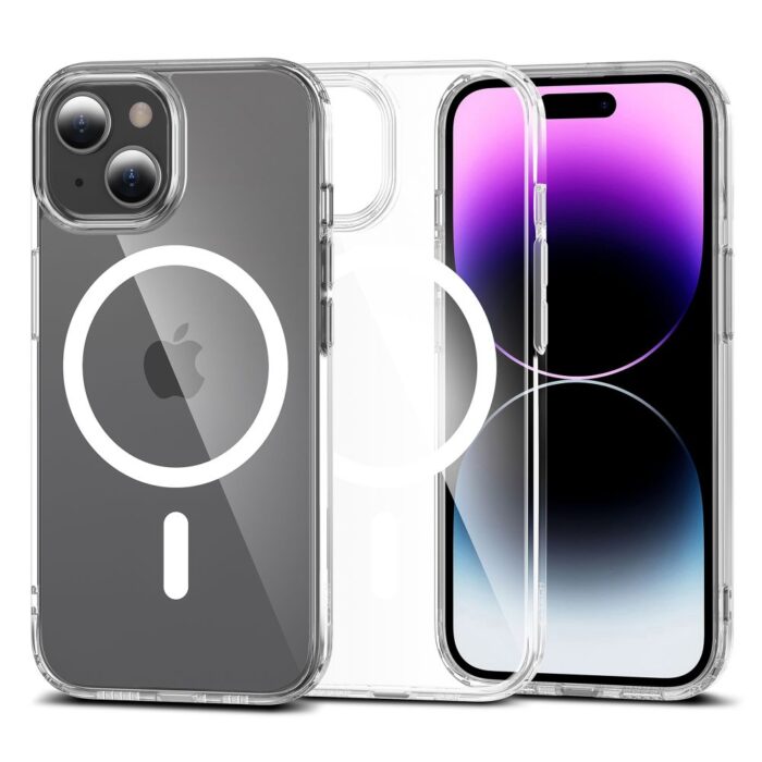 Калъф от Tech-Protect FlexAir Hybrid MagSafe iPhone 15- Clear - Image 1