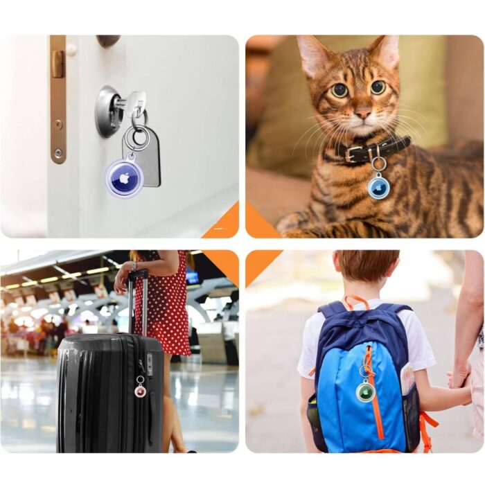 Калъф от Tech-Protect Icon 4 бр. Casefor Apple AirTag -Transparent - Image 6