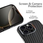 Калъф от Tech-Protect Ion Carbon MagSafe Casefor iPhone 15 - Black - Image 2
