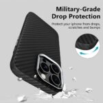 Калъф от Tech-Protect IonCarbon MagSafe iPhone 16 Pro Case -Black/Grey - Image 3