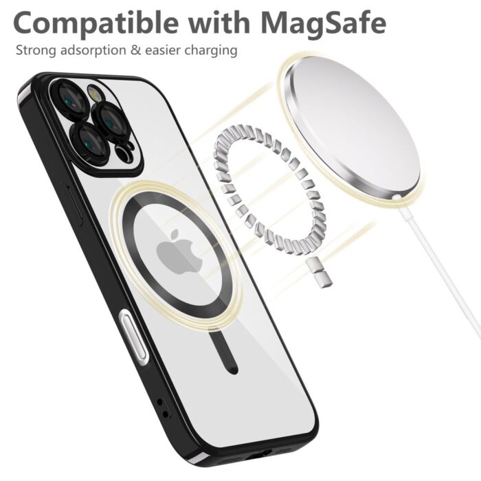 Калъф от Tech-Protect MagFlex MagSafe iPhone 16 Pro Case - Black - Image 5