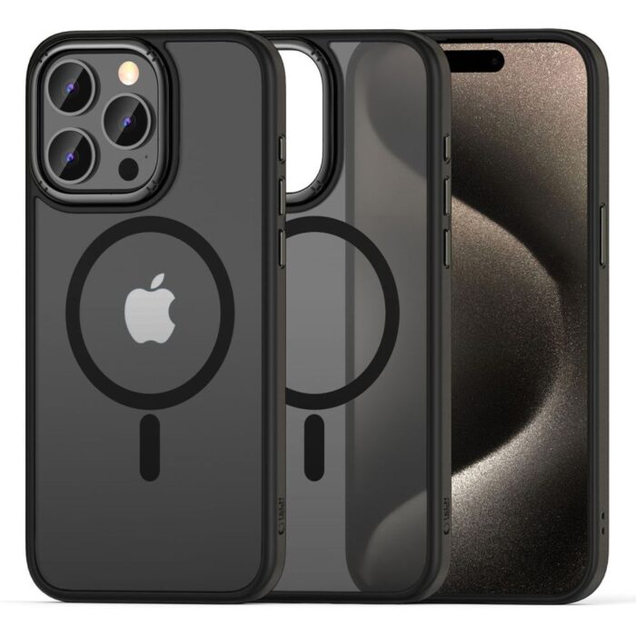 Калъф от Tech-Protect MagMat 2 MagSafe Case за iPhone 15Pro Max - Matte Black - Image 1