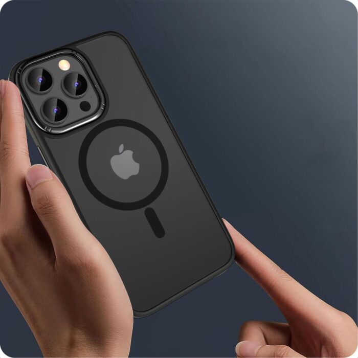 Калъф от Tech-Protect MagMat 2 MagSafe Case за iPhone 15Pro Max - Matte Black - Image 2
