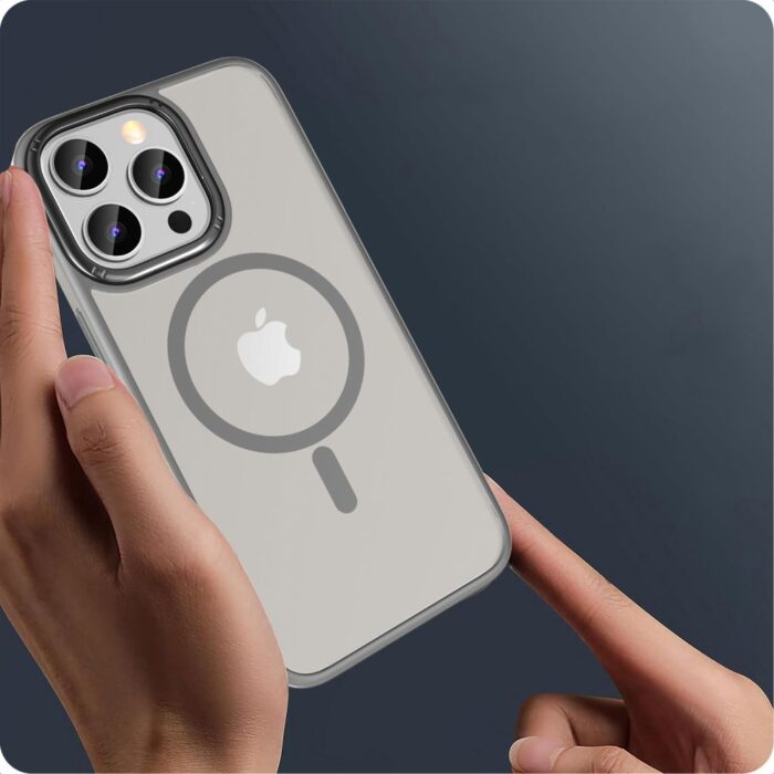 Калъф от Tech-Protect MagMat 2 MagSafe case за iPhone15 Pro Max - titanium matte - Image 2