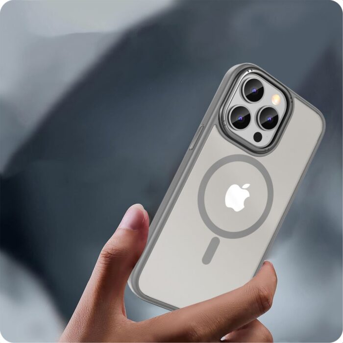 Калъф от Tech-Protect MagMat 2 MagSafe case за iPhone15 Pro Max - titanium matte - Image 3