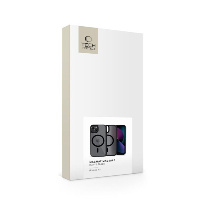 Калъф от Tech-Protect MagMat MagSafe iPhone 13 Case - MatteBlack - Image 6