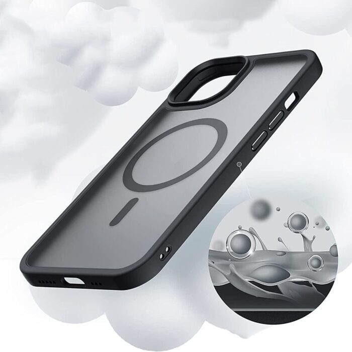 Калъф от Tech-Protect MagMat MagSafe Case за iPhone 14 Pro Max - Matte Black - Image 4