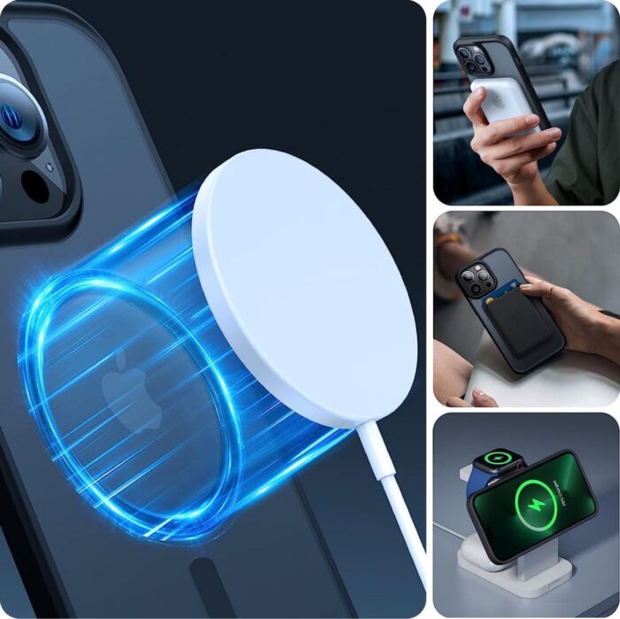Калъф от Tech-Protect MagMat MagSafe за iPhone 15 Case -Matte Black - Image 2