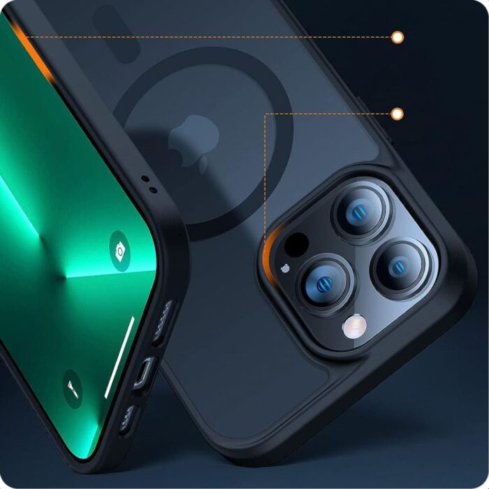Калъф от Tech-Protect MagMat MagSafe за iPhone 15 Case -Matte Black - Image 3