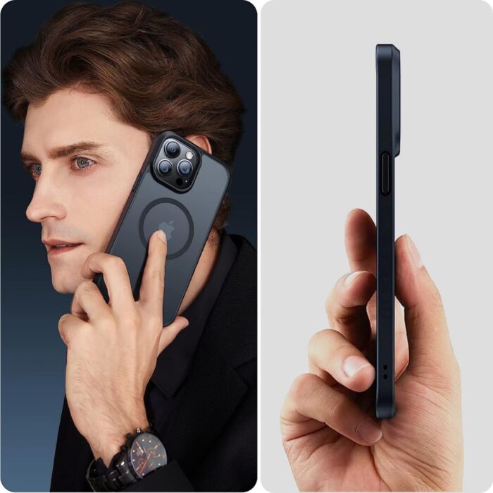 Калъф от Tech-Protect MagMat MagSafe за iPhone 15 Case -Matte Black - Image 5