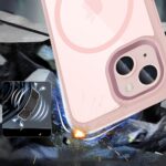 Калъф от Tech-Protect MagMat MagSafe за iPhone 15 Case - Clear Pink - Image 5