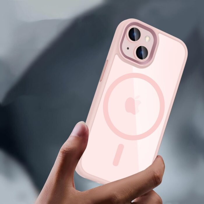 Калъф от Tech-Protect MagMat MagSafe за iPhone 15 Case - Clear Pink - Image 3