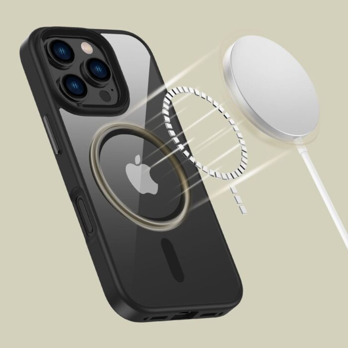 Калъф от Tech-Protect MagMat MagSafe за iPhone16 Pro Case - Clear - Image 4