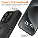 Калъф от Tech-ProtectMagRing MagSafe Case with Stand for iPhone 16 Pro - Black - Image 5