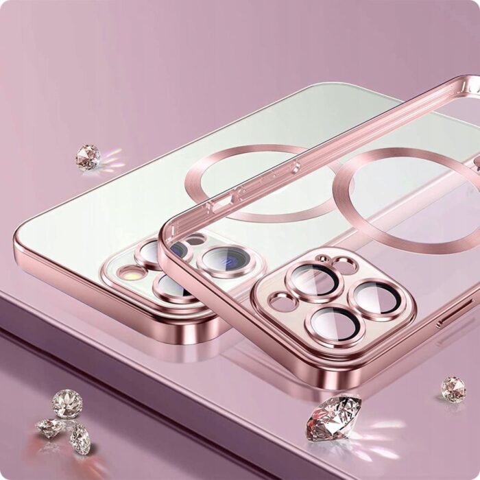 Калъф от Tech-Protect MagShine Line MagSafe case за iPhone 15 - black - Image 2