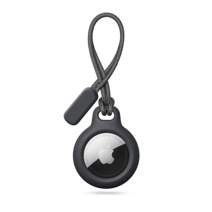 Калъф Tech-Protect Rough Chain Casefor Apple AirTag withPendant - Black - Image 1