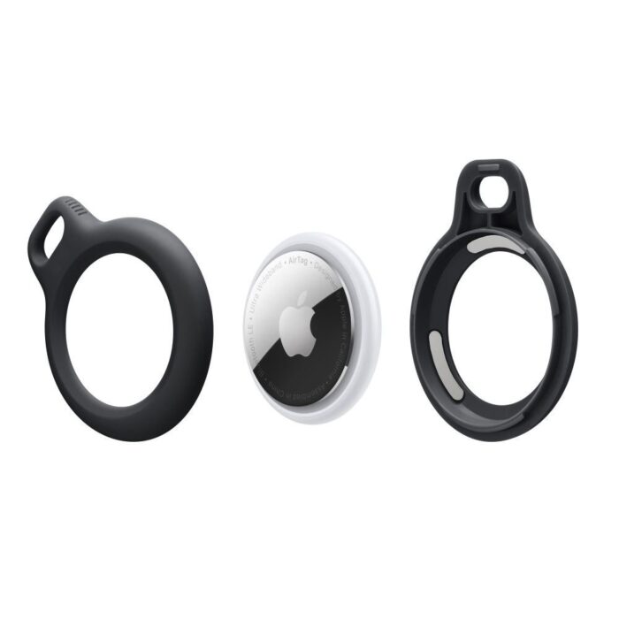 Калъф Tech-Protect Rough Chain Casefor Apple AirTag withPendant - Black - Image 3