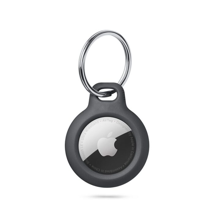 Калъф Tech-Protect Rough Case forApple AirTag with Ring -Black - Image 1
