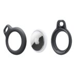 Калъф Tech-Protect Rough Case forApple AirTag with Ring -Black - Image 2