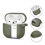 Калъф от Tech-Protect Silicone HookCase за AirPods 4 - Green - Image 2