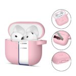 Калъф от Tech-Protect Silicone HookCase за AirPods 4 - Pink - Image 2