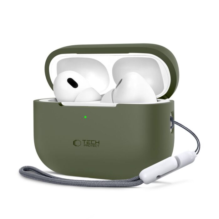 Калъф от Tech-ProtectSilicone Case за Apple AirPods Pro1 / 2 - Green - Image 1
