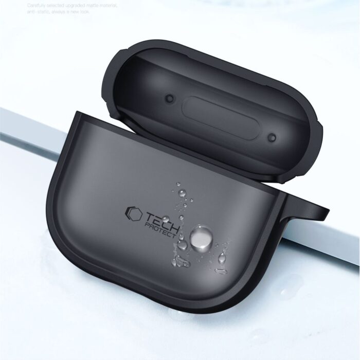 Калъф от Tech-Protect Slim Hook Case за AirPods 4 - Gray - Image 8