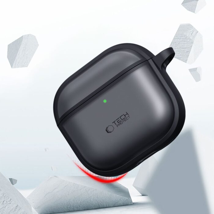 Калъф от Tech-Protect Slim Hook Case за AirPods 4 - Gray - Image 9