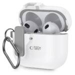Калъф от Tech-Protect Slim Hook Case за AirPods 4 - White